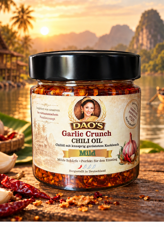 Dao's Garlic Crunch Chili Oil - Mild (160 g)