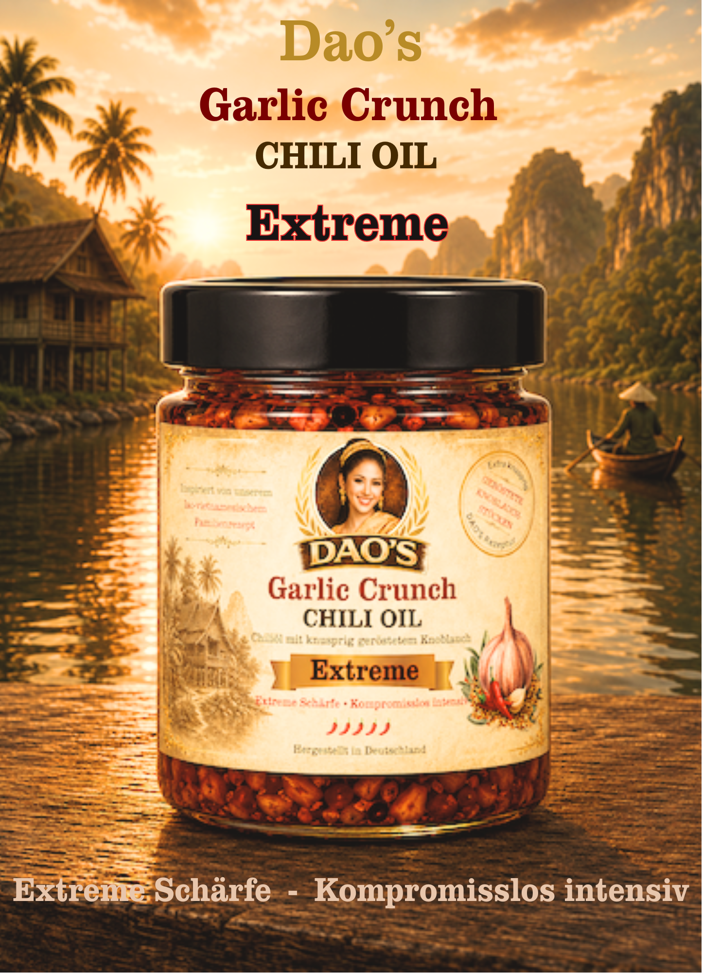Dao's Garlic Crunch Chili Oil - Extreme