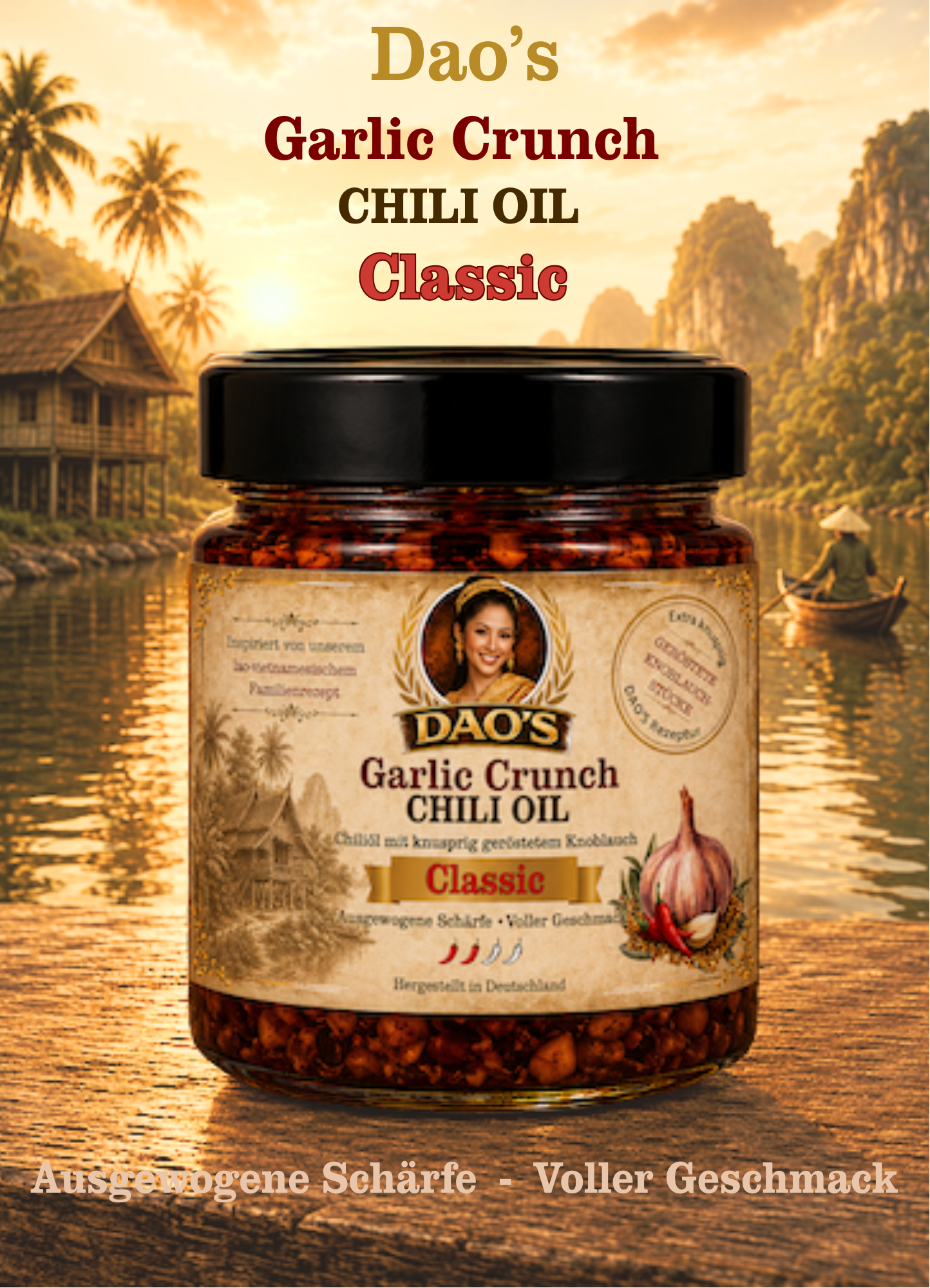 Dao's Garlic Crunch Chili Oil - Classic